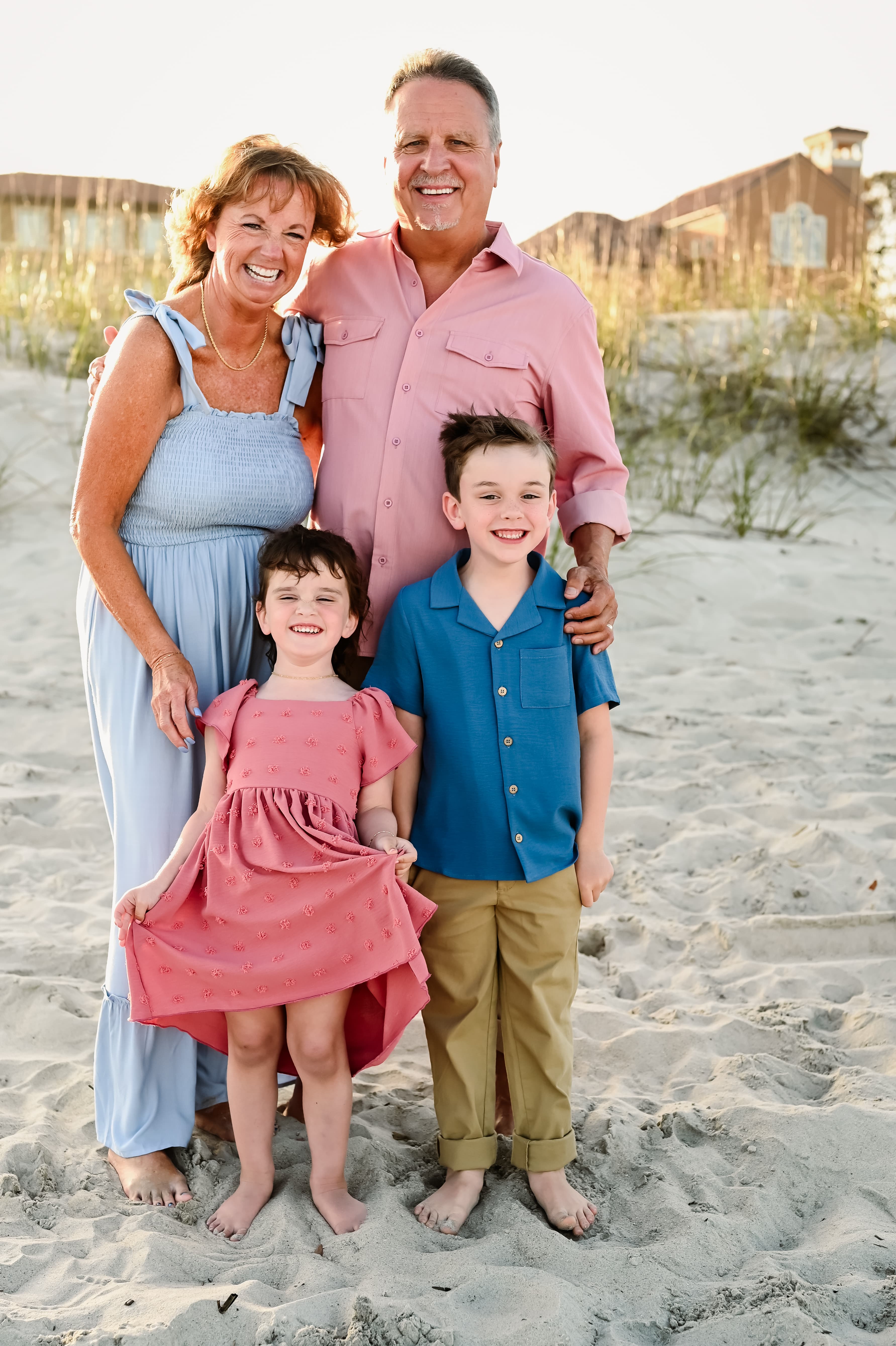 Clay King with grandkids